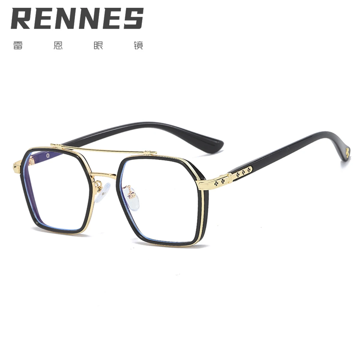 

RENNES 2021 new anti-blue light plain glasses ins Little Red Book fashion glasses frame fashion glasses frame with myopia 329