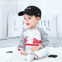 

AustinBella/wholesale boutique baby clothes boys' rompers newborn jumpsuit 100% organic cotton infant toddlers high fashionable