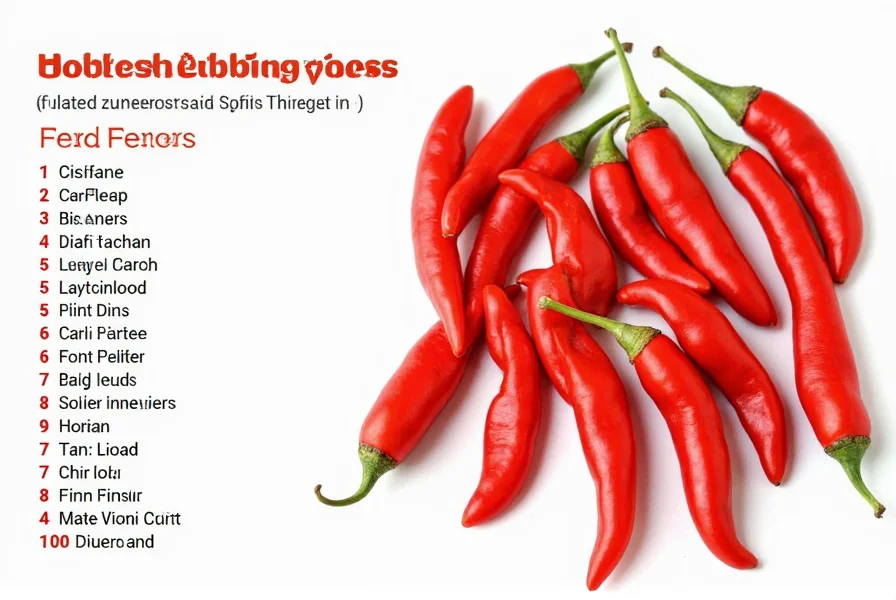 World's Hottest Chili Peppers: Definitive SHU Ranking 2023