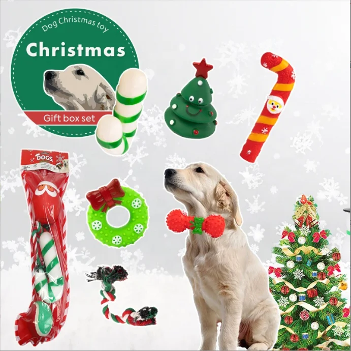 

New Design Ready To Ship Pet Ropes Interactive Plush Dog Tug Toy Christmas Gift For Dog