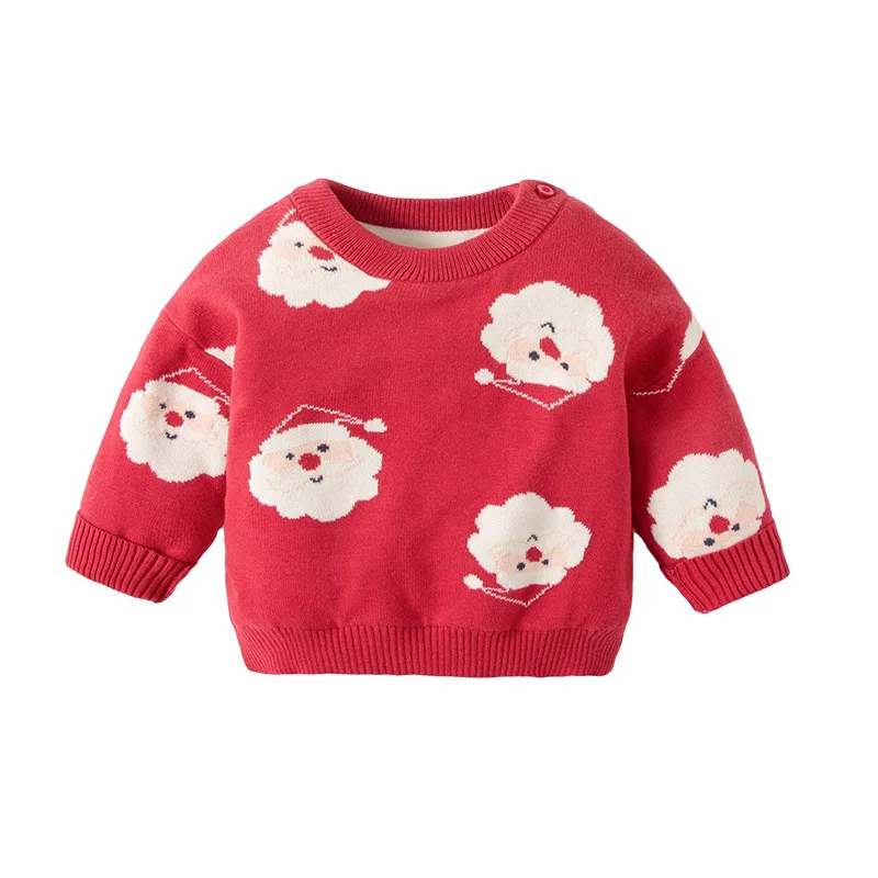 

Winter Autumn Cute Children's Sweater Cartoons Sweatshirt For Girls Knitting Clothes For Boys New Kids Clothes