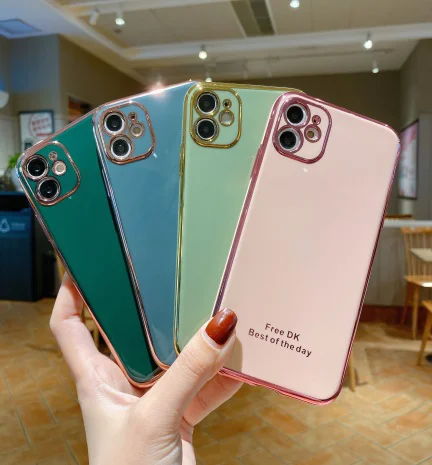 

Electroplated Phone Back Cover For OPPO A94 A9 A5 2020 A11X A11 Ultra Thin Soft Phone Case For OPPO F11 R11S Back Cover A53/A32, 4 colors as picture shows