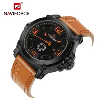 

New Fashion Mens Watches Naviforce 9099 army Sport Quartz Men Watch Relogio Masculino Leather Waterproof Male Wristwatches