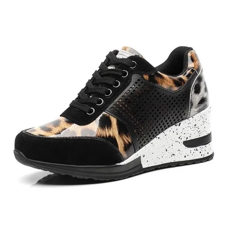 

35-43 large size breathable wedge casual shoes women sneakers