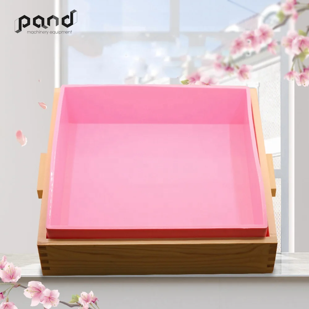 

8kg capacity Silicone Rubber Cake square Mould/ essential oil soap mold/jelly mold, Pink, blue