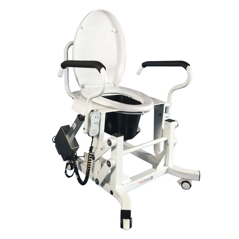 Luxury Electric Toilet Lift Multifunction Movable Toilet Chair For