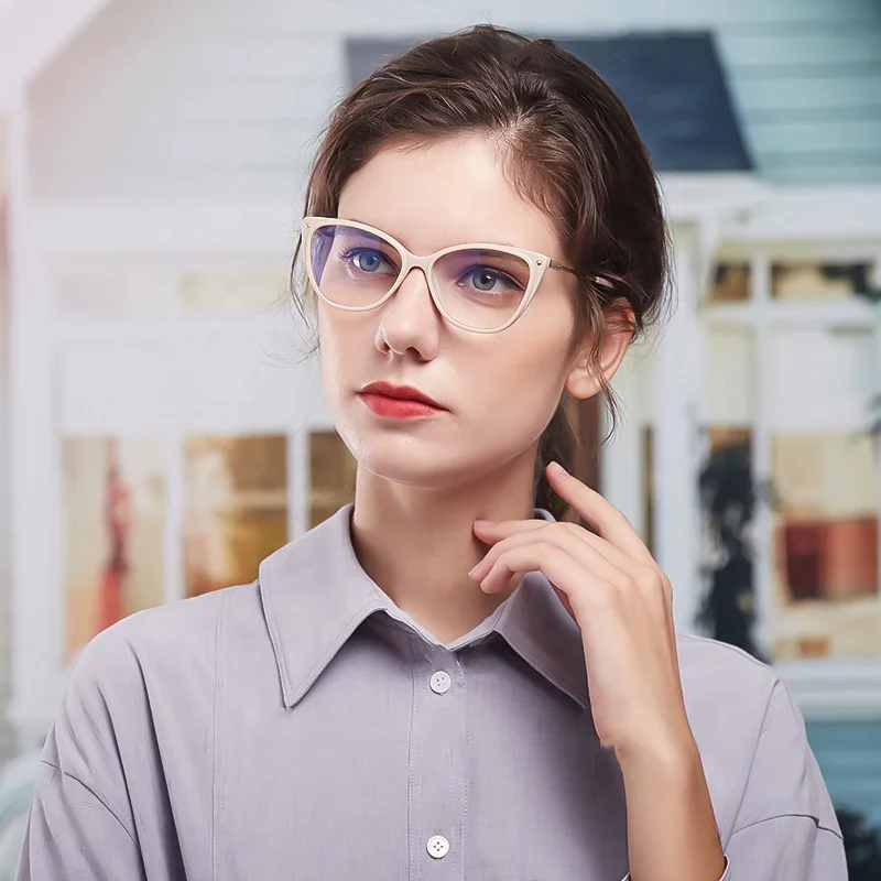 

latest fashion European design women TR90 Optical Frames Anti Computer Radiation Blue Light Blocking Glasses