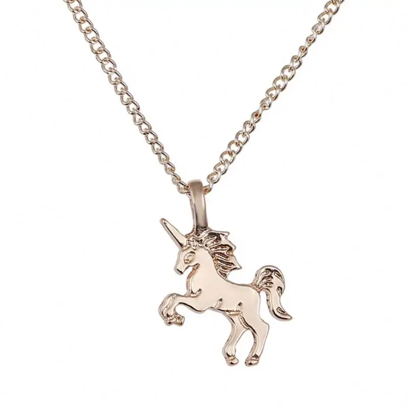 

Women Unicorn Pendant Necklace Nordic Amulet Charm Necklaces For Women Fashion Jewelry Fantasy Gift