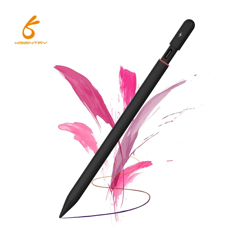 

one body design tablet pen Capacitive active Stylus Pencil Palm Rejection titl+type c charging port ipad stylus pen