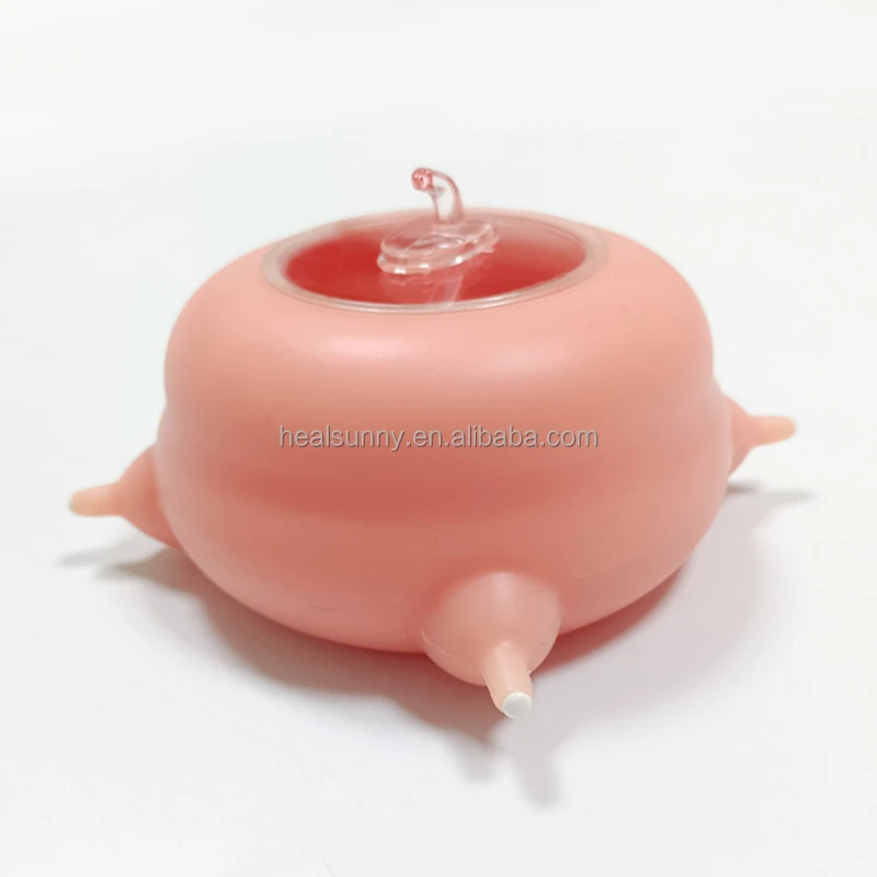 

Portable Food Grade Silicon Puppy Cat Rabbit Milk Bottles Bowl 3 Nipple Bowl Milk Pet Bowls Feeders