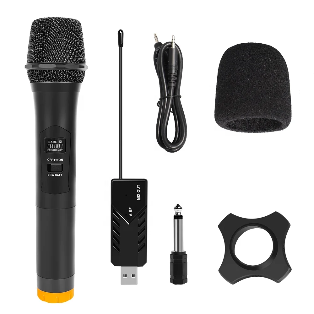 

MAONO Wireless Microphone System UHF Unidirectional Mic for Computer Speaker Handheld Wireless Microphone