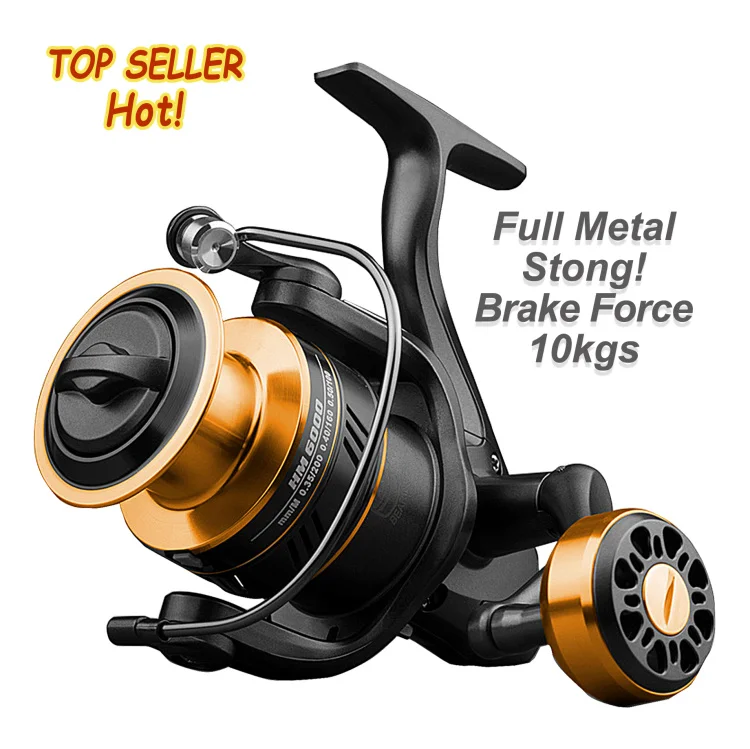 

Hot Sale Top Seller Spinning Fishing Reel High Quality Metal Brand Reel Seawater and Freshwater Fishing Reel Fishing Tackle