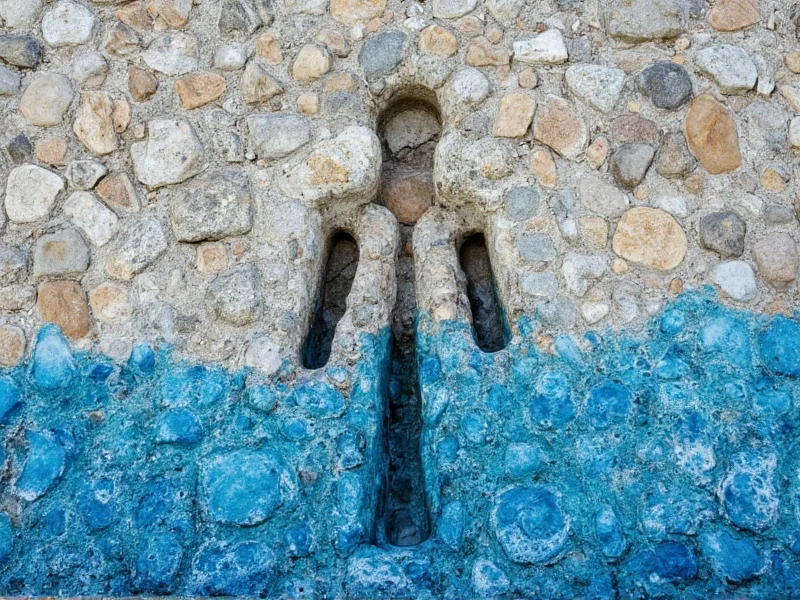 Stone and Water merging to create Human element icon