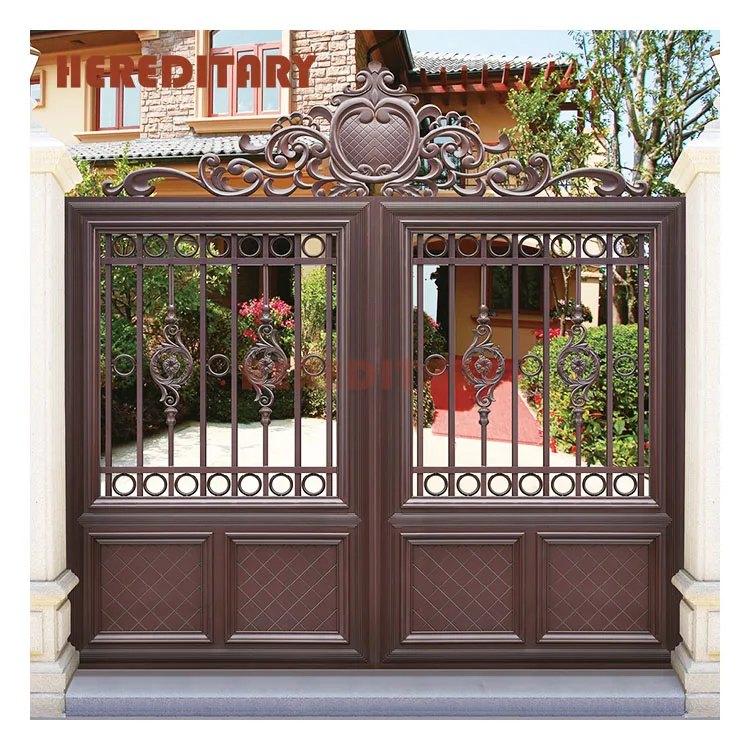 2021 Aluminum Villa Sliding Gates Front Garden Decorative Aluminum Main