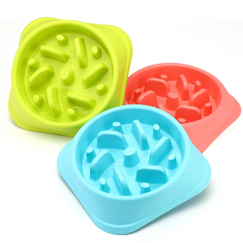 

Pp Material Anti-slip Thickening Slow Food Puzzle Feeder To Prevent Choking Slow Food Custom Pet Dog Bowl, Sku01-sku03