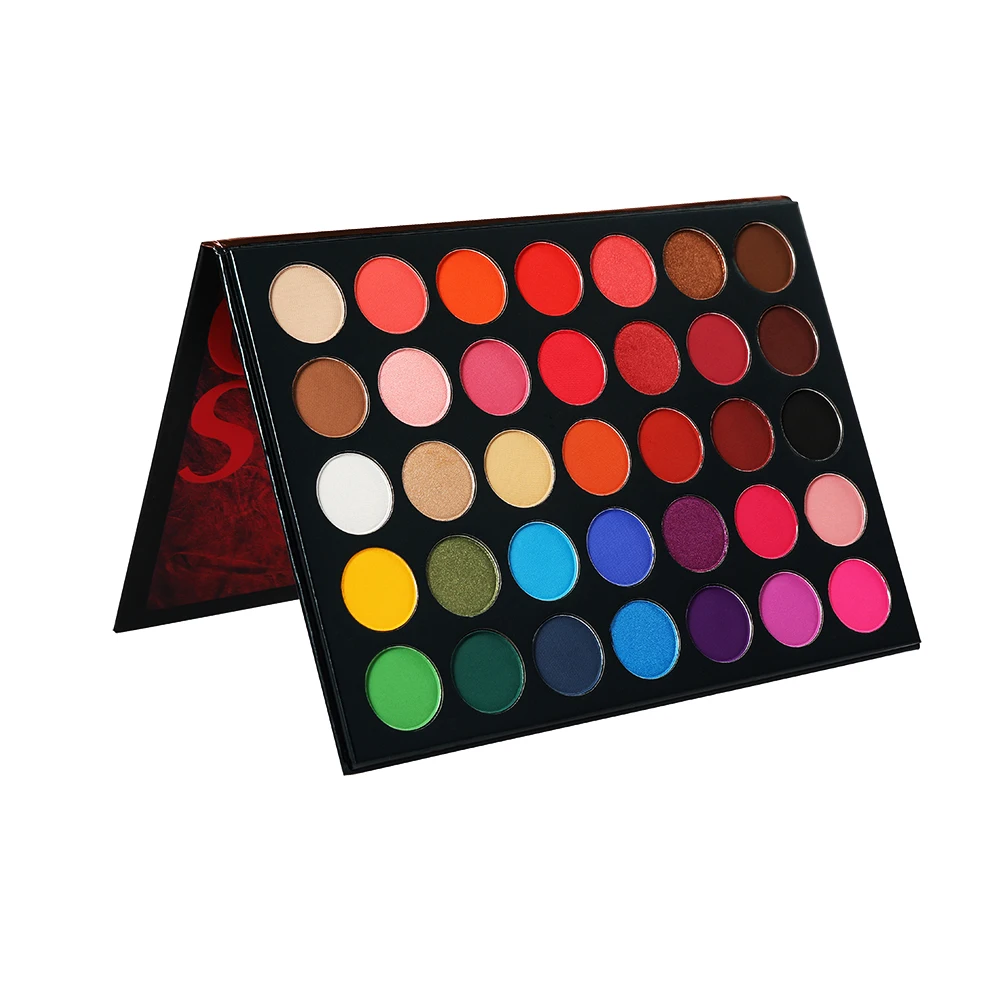 

Beauty Glazed 35 Colors Pearlescent Matte Eyeshadow Palette Beauty Makeup Palette Shimmer Pigmented Eye Shadow Maquillage
