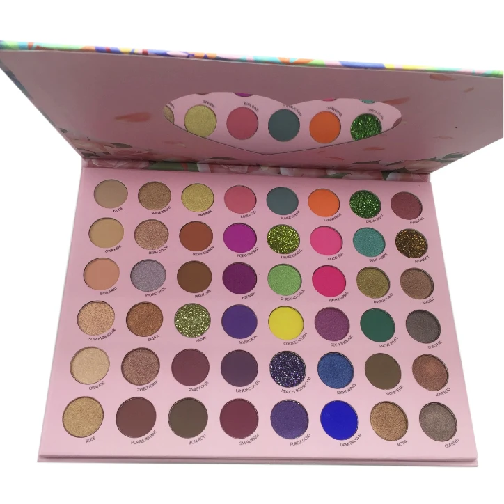 

Private Label 48 Color Matte Pigmented Eyeshadow Palette Wholesale Makeup Glitter Eyeshadow Palette