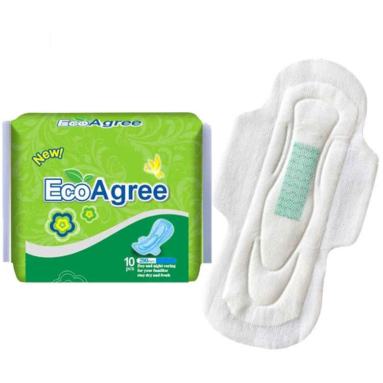 

Cheap Price disposable sanitary pad with branded bag,High quality lady sanitary napkin, Green blue pink