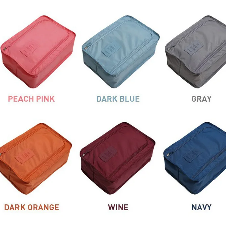 
210D Oxford Fabric Travel Shoes Pouch Dustproof Shoes Storage Bags 