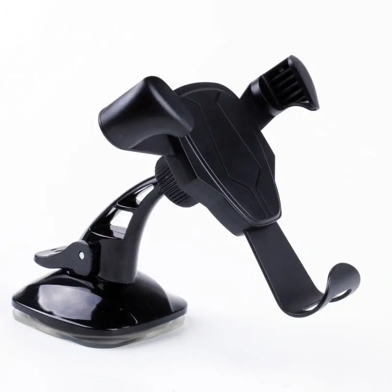 

Suction cup phone holder TOLn3 dual suction car mount, Black