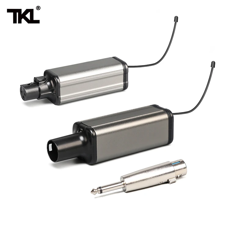 

TKL Plug-on Wireless Transmitter for Handheld Mics, Sliver gray