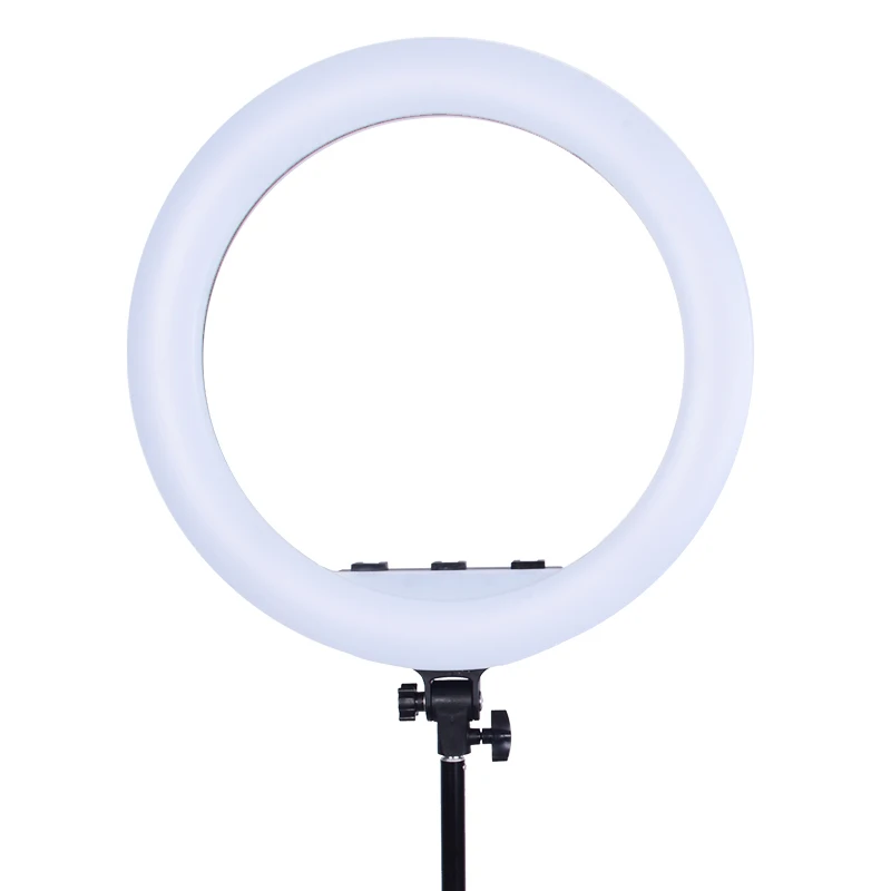Wall Mounted 18'' Ring Light For Beauty Salon Barber Makeup Photography
