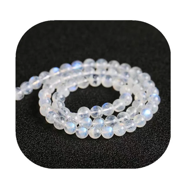 

New arrivals 8mm fashion jewelry loose beads natur rainbow moonstone crystals healing stones bracelets for gift