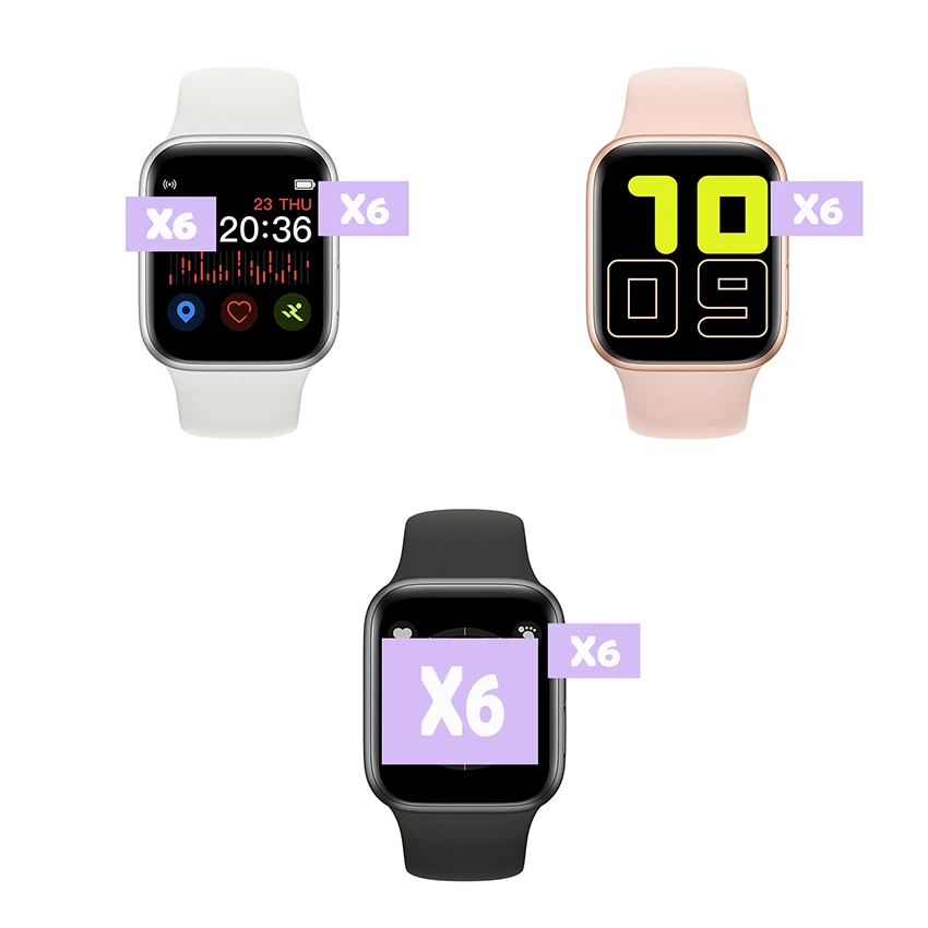 

Cheap Price X6 VS T500 Smartwatch Relogio Inteligente Heart Rate Heart Rate BT Music Phone Call Multi-function Reloj Smart Watch