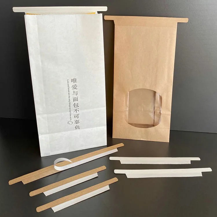 

Single-sided tin tie on food paper bag adhesive Tin Ties for paper bag closure