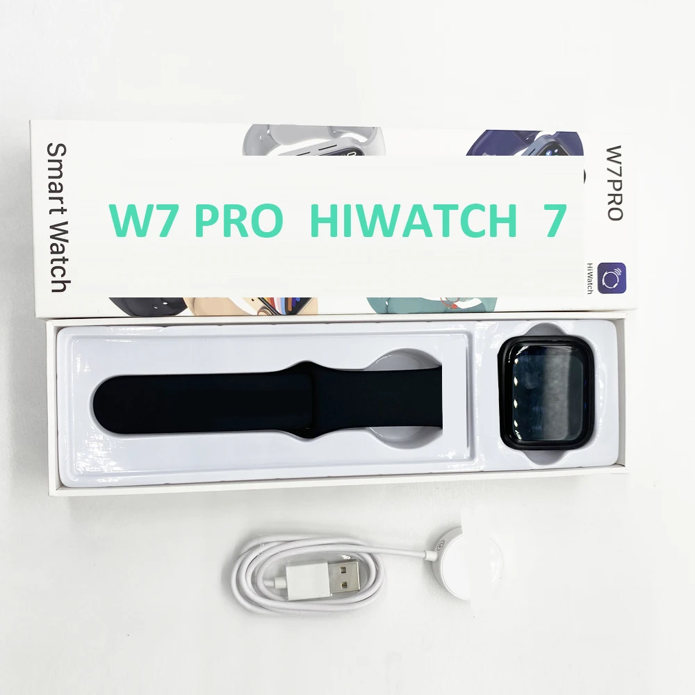 

2021 WATCH 7 New Arrived Smart Watch W7 Pro 1.75 reloj intelligent iwo 14 series 7 Waterproof Z36 Smartwatch, 6 colors