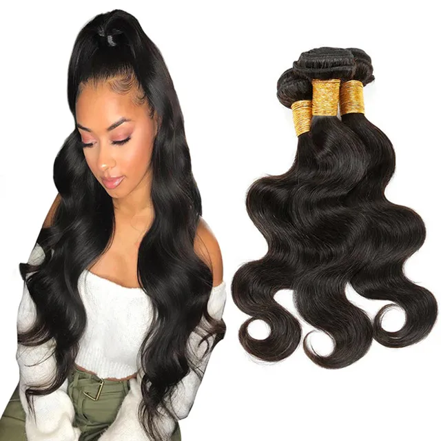 

Reliable body wave wholesale virgin Brazilian hair vendors in China, Virgin cuticle aligned hair 3 Bundles with frontal closure