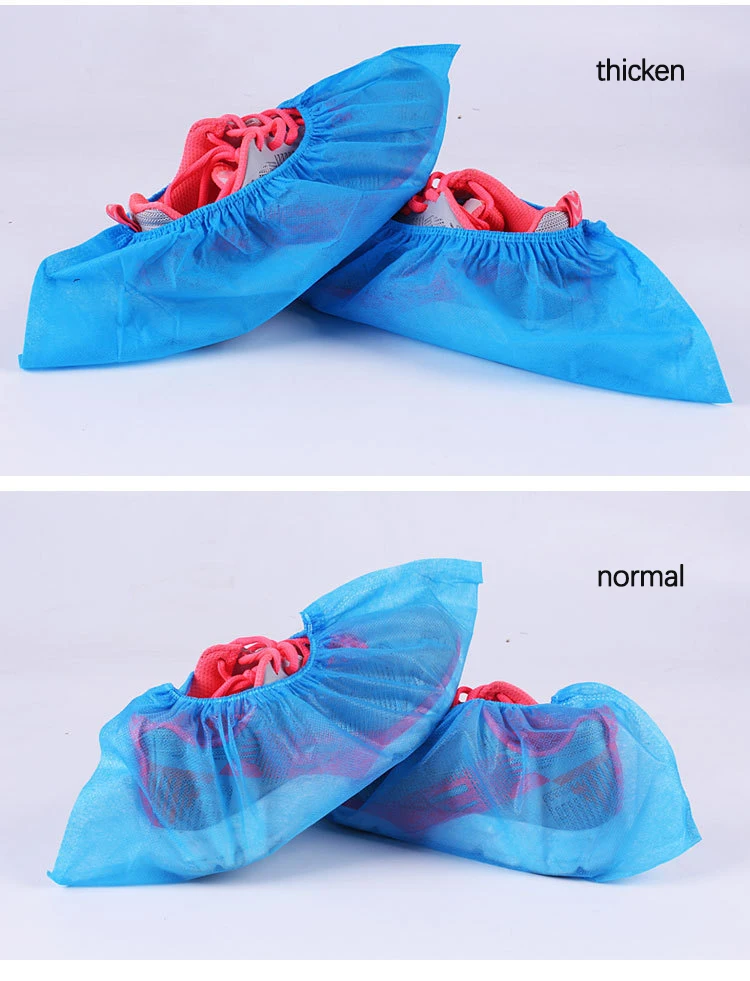 50 对鞋套一次性加厚无纺布防滑防尘靴盖隔离鞋罩