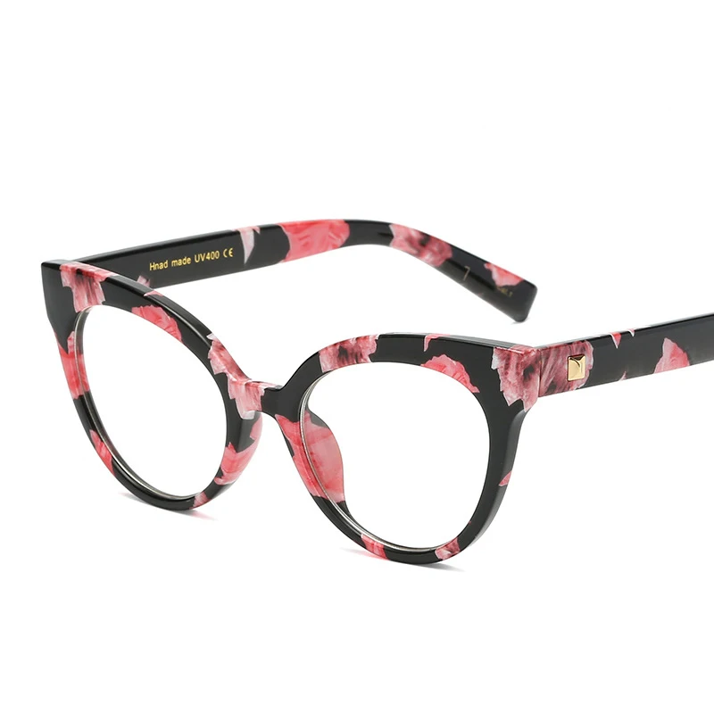 

Italy Vintage Oversized Cat Eye Optical Frame Luxury Unisex Eye Glasses Frames