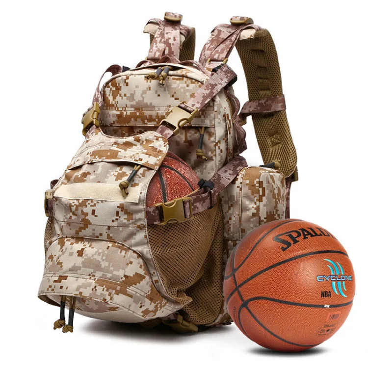

OEM/ODM Customized LOGO Outdoor sports basketball carrying bag camouflage custom basketball backpack