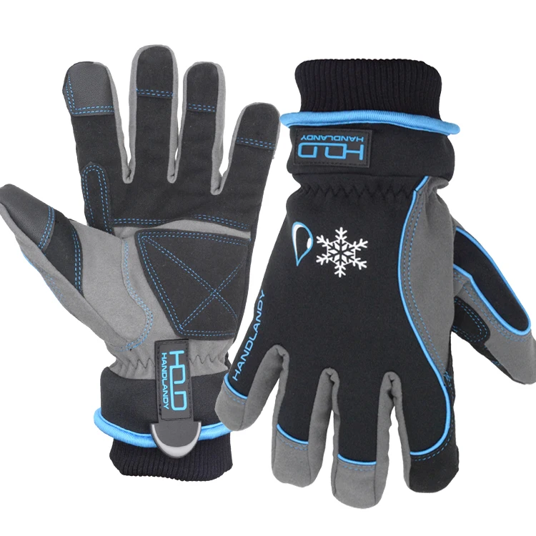 

Custom waterproof warm winter ski touch screen hand gloves for winter cotton