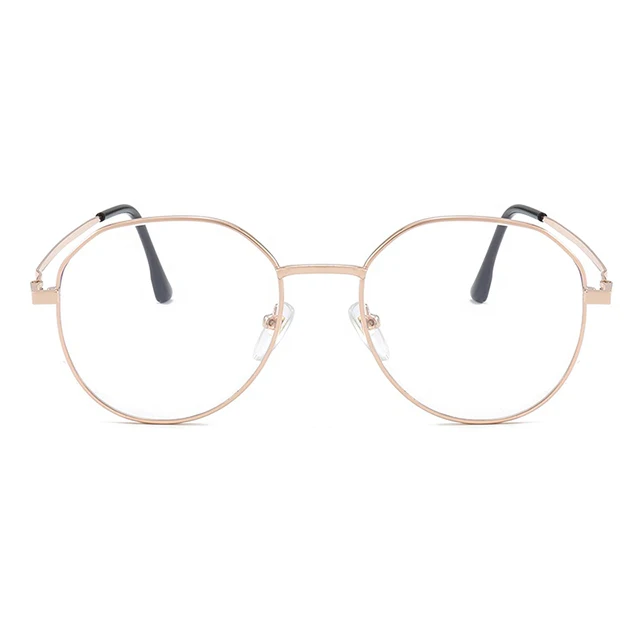 

China Wholesale Protection round metal frame fashion eyewear 1.0 to -6.0 1.5 myopia glasses prescription glasses