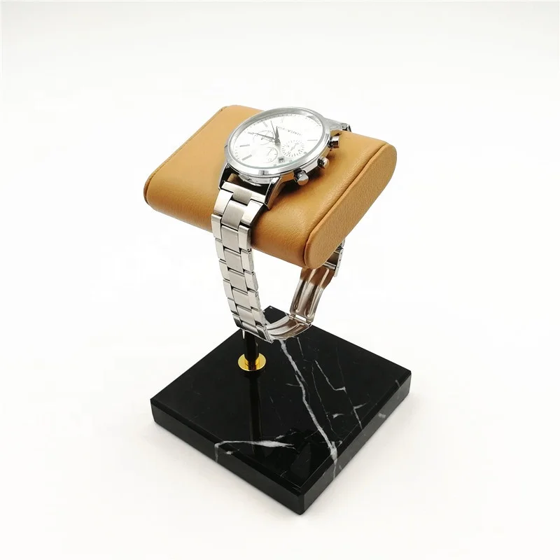 

Nanwei Factory wholesale Watch Stand PU Leather Watch stand holder