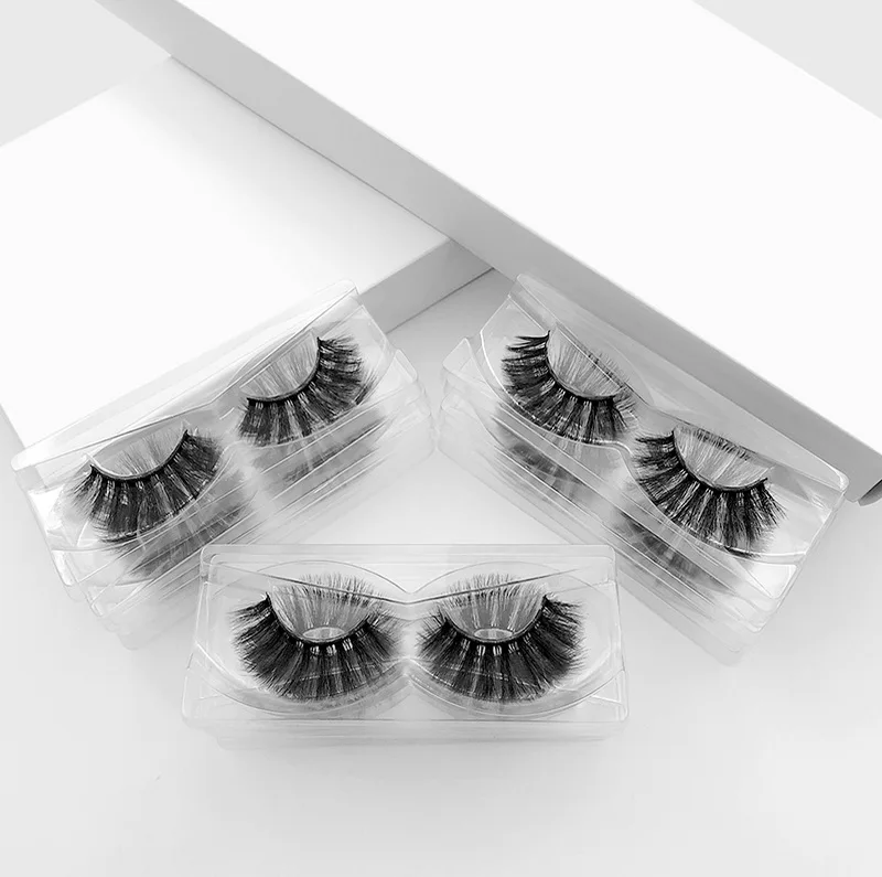 

Free Sample 1 Pairs Lashes Natural Soft Wispy Lash Volume Lash Box Vendors 100% Handmade False Eyelashes