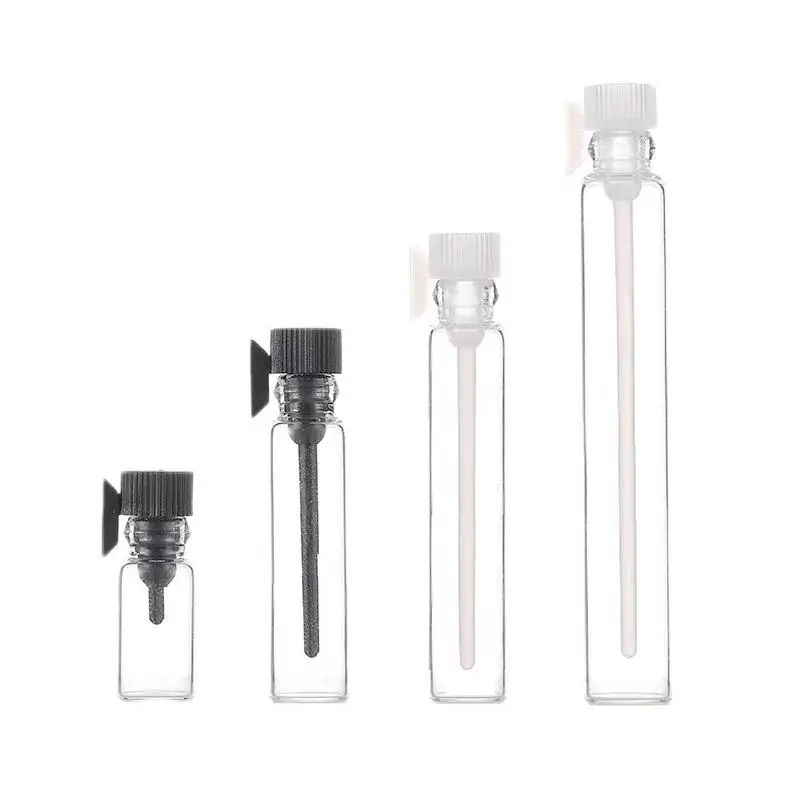 

0.5ml 1ml 2ml 3ml 5ml Mini Clear Amber Glass Vial Tube Perfume Sample Bottle Small Perfume Tester Bottle