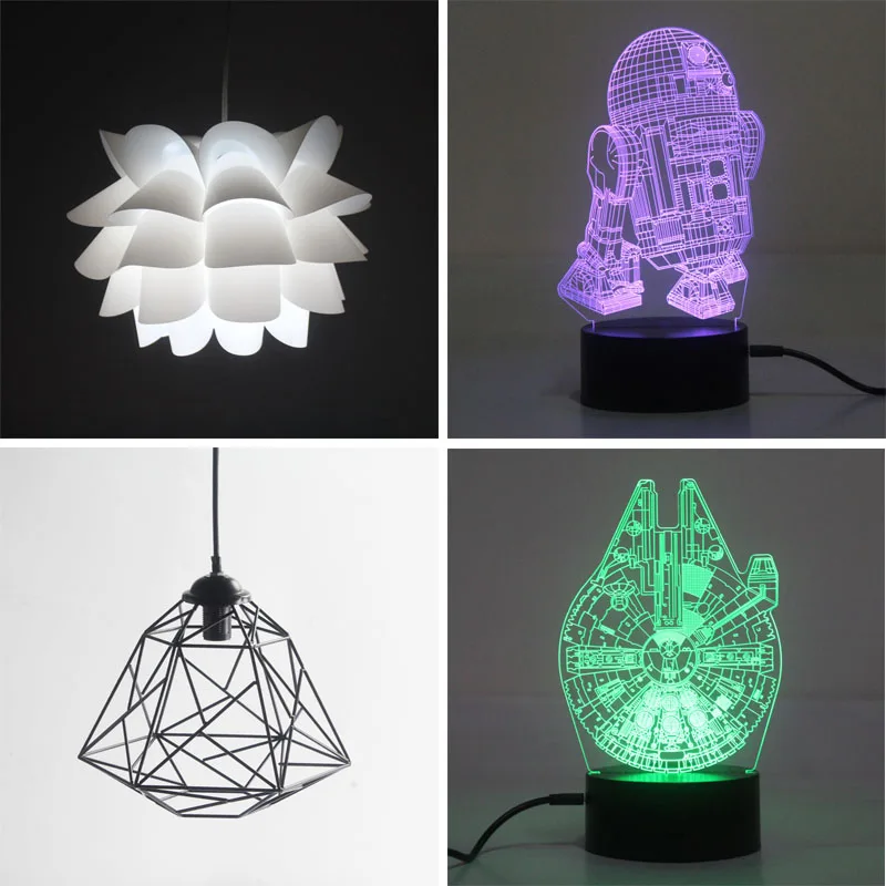 
home decor 3D LED Night Light 3D illusion led lamp Multi-colored Light 3D Hologram Illusion Desk Lamp 