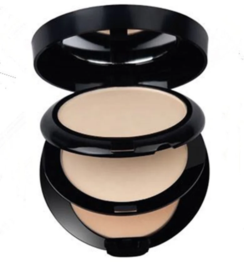 

Kaqili brand custom private label high quality com-pact powder oem face makeup pressed powder, 3 colors