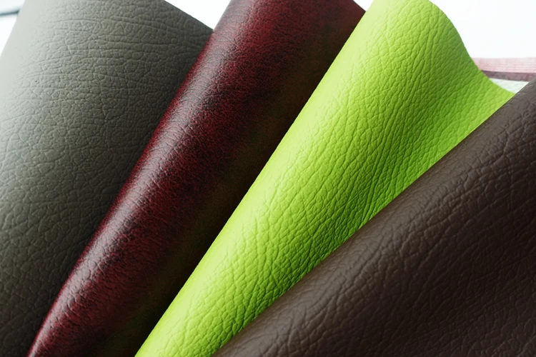 耐磨且易于清洁的pvc合成皮革人造皮革,用于汽车座椅,也可提供样品
