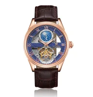 

Unique mechanical watch popular men's automatic stainless steel wristwatch band