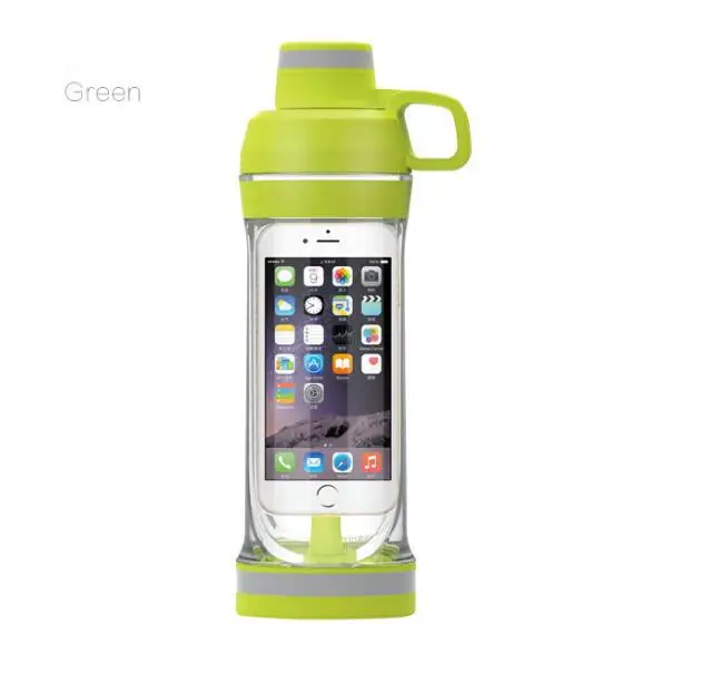 

Madou Hot Selling Sports Water Bottle Plastic Phone Bottle, Pms available, max. 9 colors
