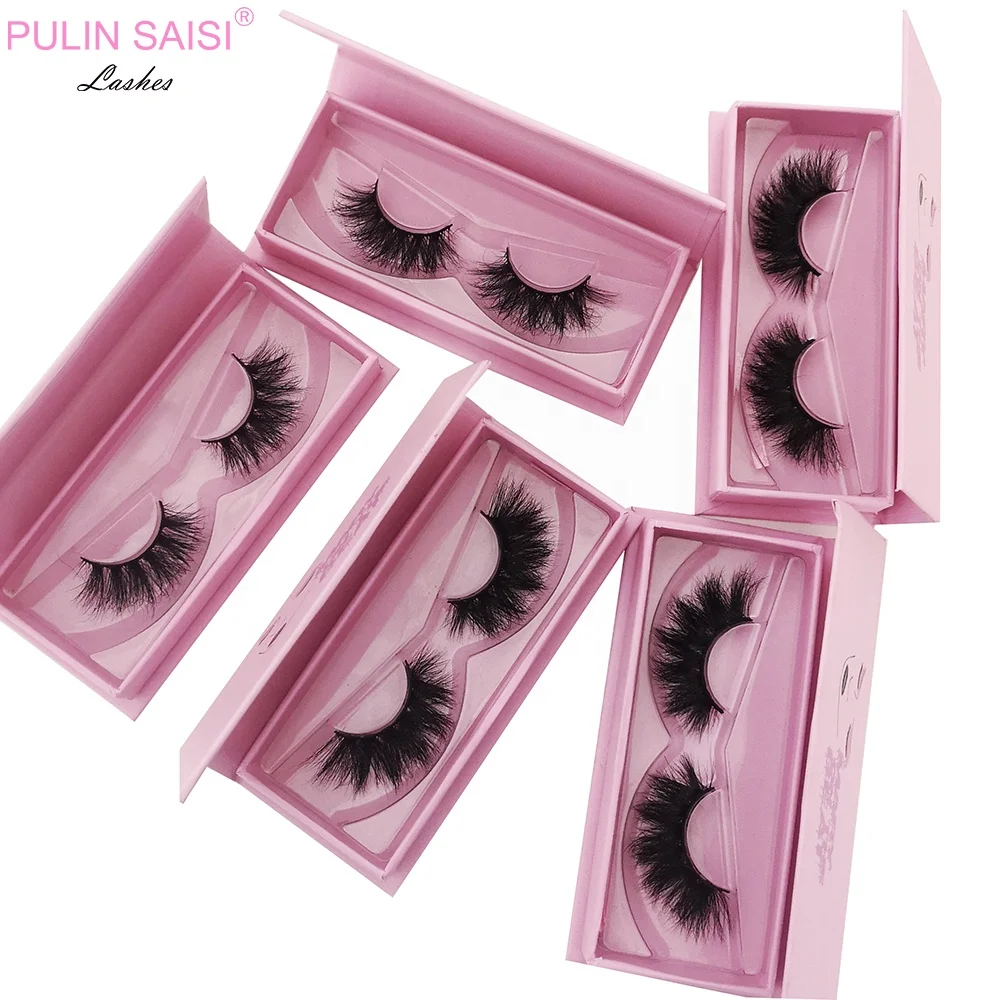 

25mm mink color eyelash strips private label eyelash extension volume lash extensions eyelash vendor customized boxes, Natural black