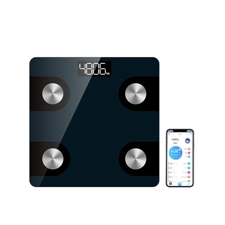 

400lb Capacity LED Display Fitness Weighing Weight Health Digital Monitor Smart Body Fat Scale bluetooth weighing scale