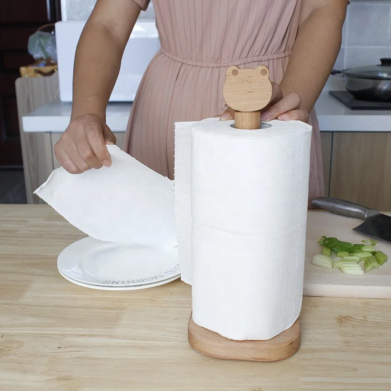 Easy Life Wood Kitchen Paper Towel Rack Creative Beech Vertical Paper Towel Holder Under Cabinet Paper Towel Holder Buy Paper Towel Holder Kitchen Paper Towel Holder Under Cabinet Paper Towel Holder Product On