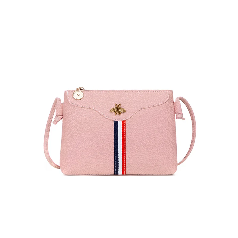

2020 Wholesale New Design PU Classic Lady Women Crossbody Shoulder Bag, Pink