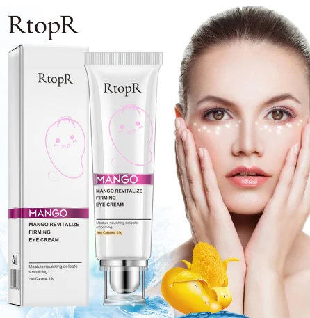 

RtopR Mango Anti Winkles Eye Cream Anti-Aging Moisturizing Eyes Creams Skin Care Anti-Puffiness Dark Circle Firming Facial