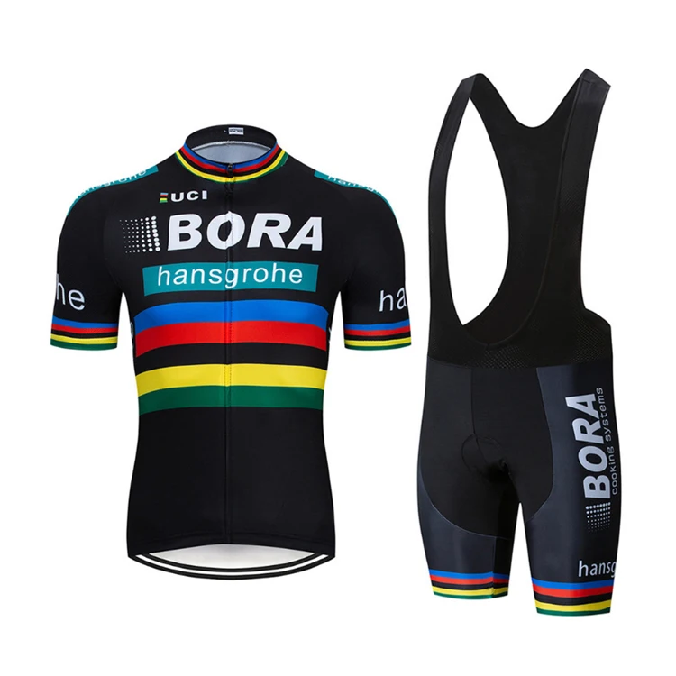 

2020 Wholesale Summer Sports, Short Sleeve Men Pro Mtb Road Bike Team Cycling Jerseys Bib Shorts Cycling Wear/